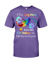 This Dog Mom Loves Her Fur Babies Custom T-shirt Premium Fit Mens Tee tile