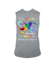 This Dog Mom Loves Her Fur Babies Custom T-shirt Sleeveless Tee tile