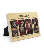 YOU ARE BRAVER THAN YOU BELIEVE POSTER Easel-Back Gallery Wrapped Canvas tile