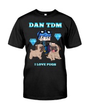 DanTDM and Pugs Classic T-Shirt thumbnail