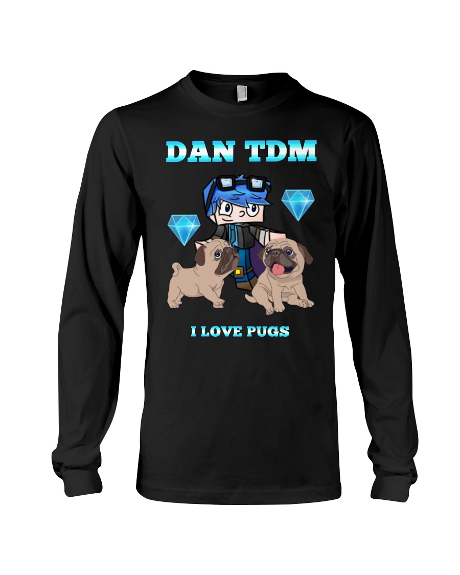 DanTDM and Pugs Long Sleeve Tee