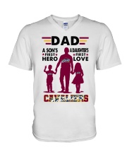 DAD CAVALIERS V-Neck T-Shirt thumbnail