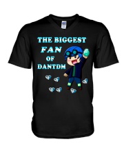 DANTDM T-SHIRT OF THE BIGGEST FAN Classic T-Shirt V-Neck T-Shirt thumbnail