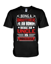 Being An Uncle is Princeless V-Neck T-Shirt thumbnail