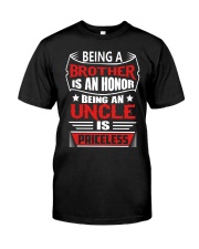Being An Uncle is Princeless Classic T-Shirt front