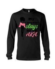 AKA Sorority Daughter Paraphernalia Gi Long Sleeve Tee thumbnail