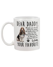 basset hound mug Mug back