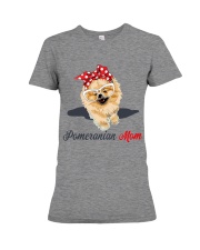 POMERANIAN MOM Premium Fit Ladies Tee tile