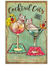 Cocktail Cats Always Fresh 11x17 Poster front