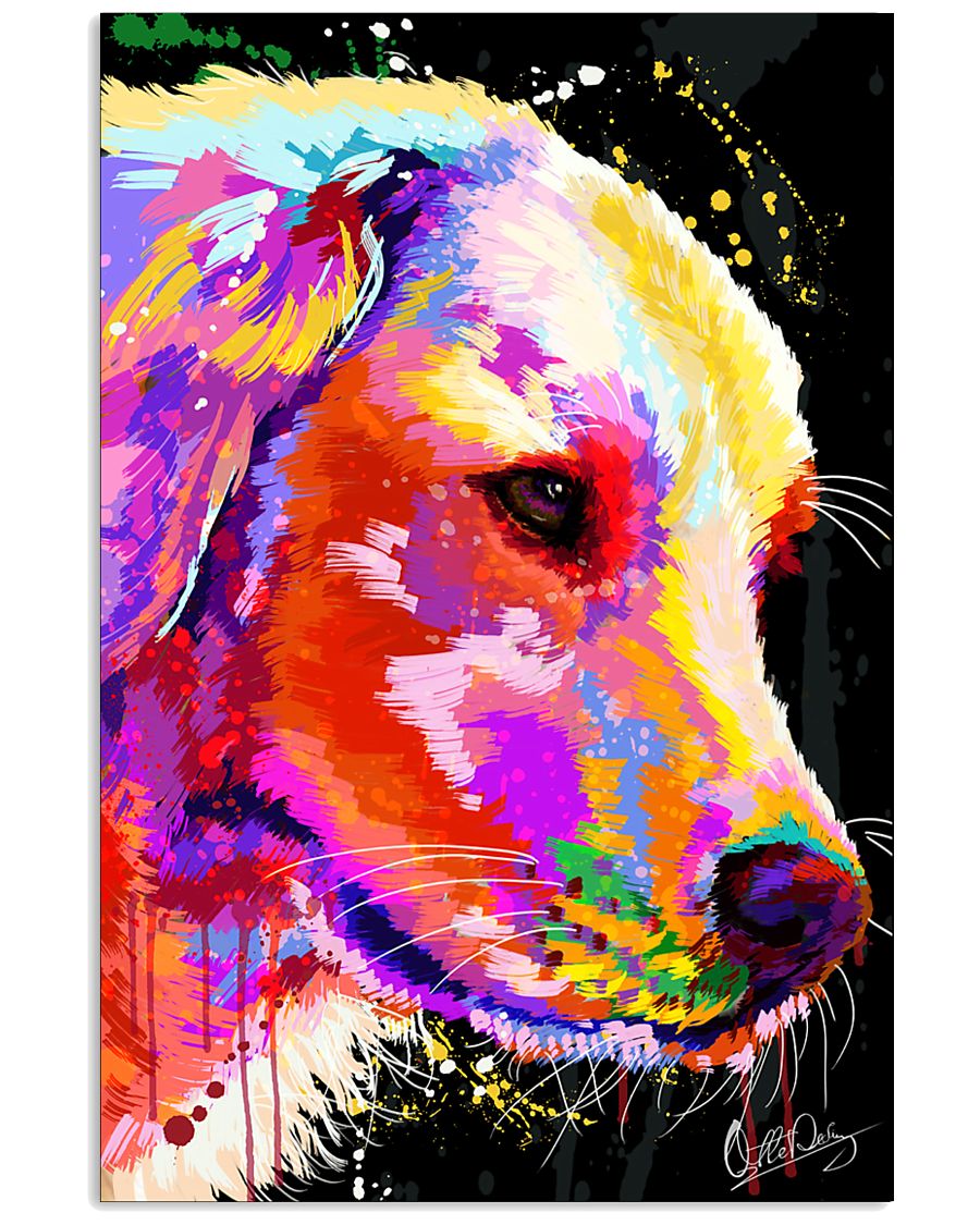 Golden Retriever Water Color Art A2 24x36 Poster