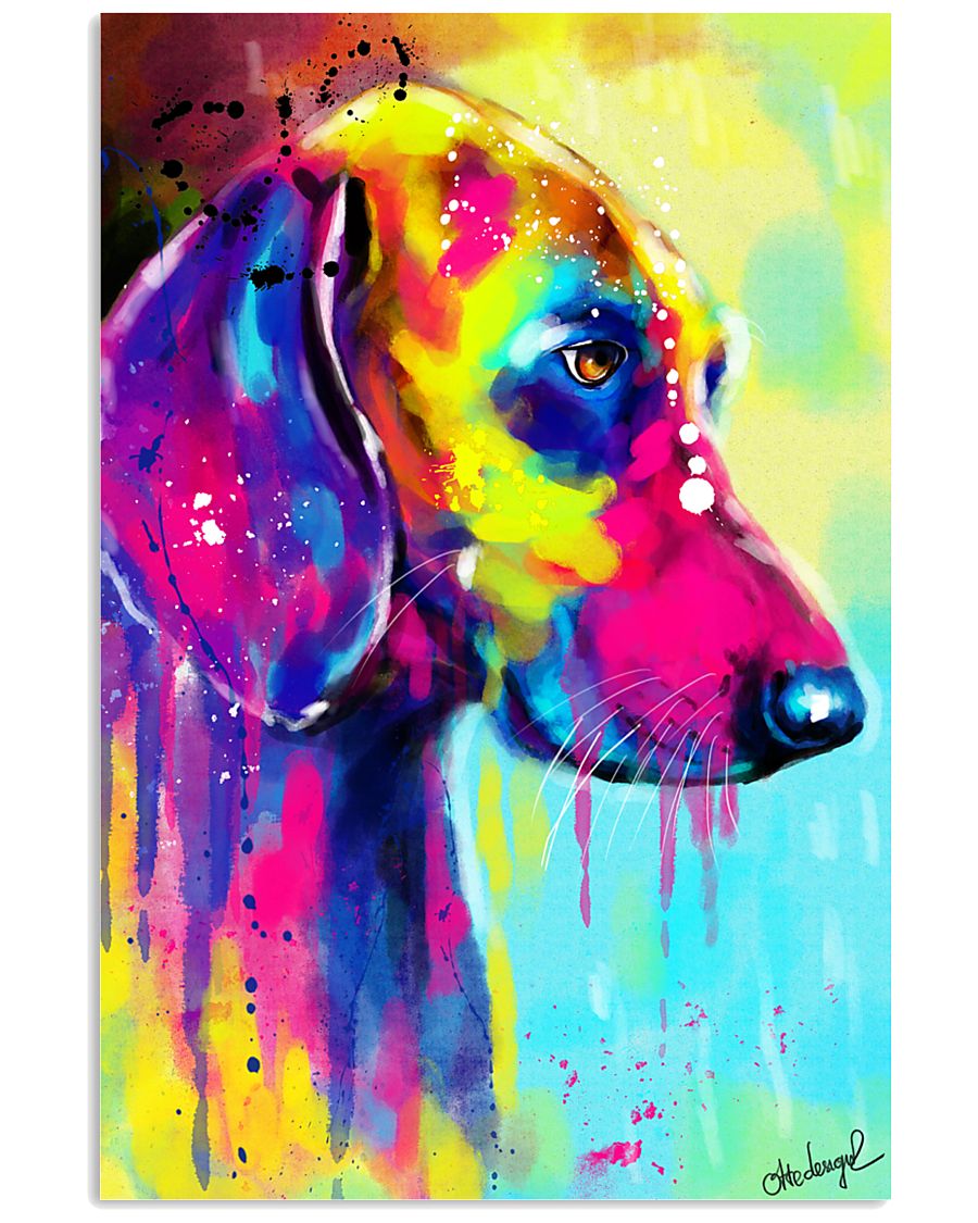 Weimaraner Water Color 16x24 Poster