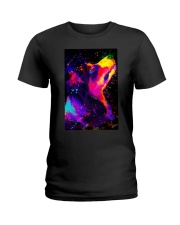 Border Collie Poster Splash Ladies T-Shirt thumbnail