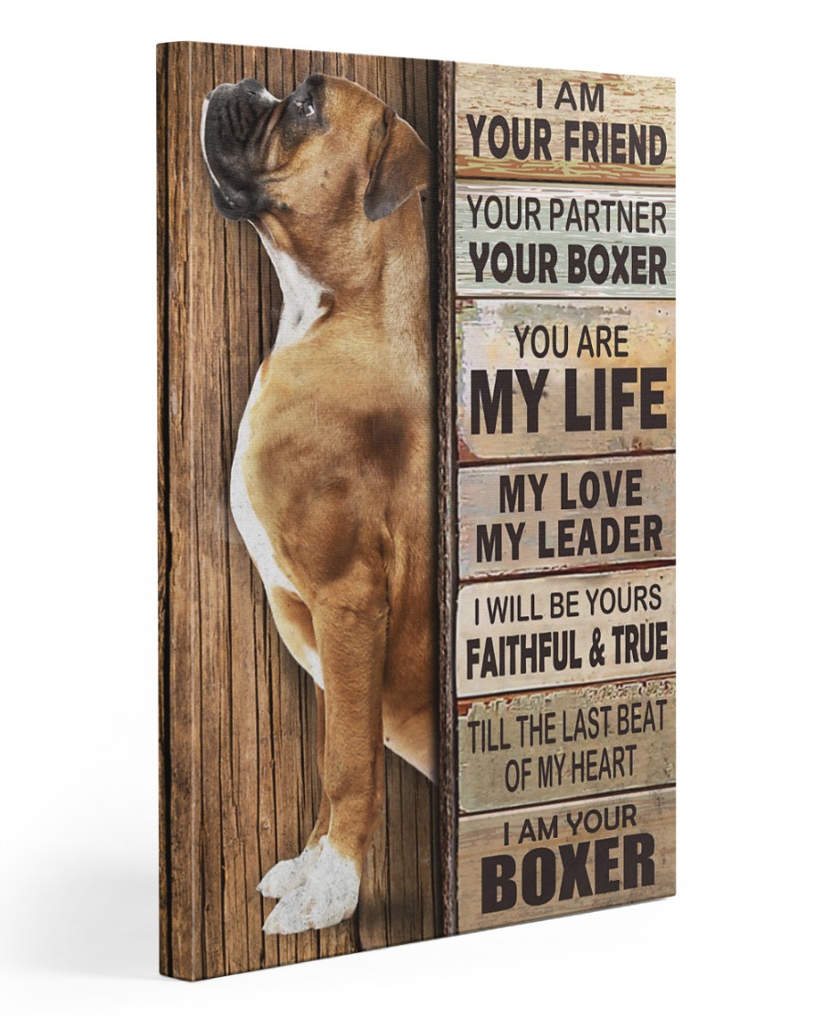 Boxer Partner 20x30 Gallery Wrapped Canvas Prints