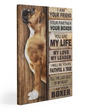 Boxer Partner 20x30 Gallery Wrapped Canvas Prints front