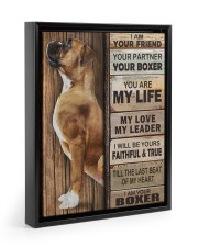 Boxer Partner 11x14 Black Floating Framed Canvas Prints thumbnail