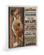 Boxer Partner 11x14 White Floating Framed Canvas Prints thumbnail