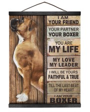 Boxer Partner 16x20 Black Hanging Canvas thumbnail