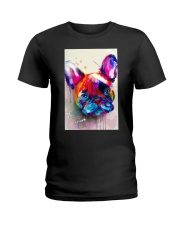 French bulldog color Ladies T-Shirt thumbnail