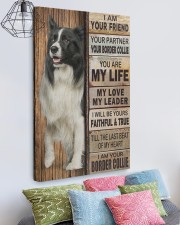 Border Collie partner 20x30 Gallery Wrapped Canvas Prints aos-canvas-pgw-20x30-lifestyle-front-02
