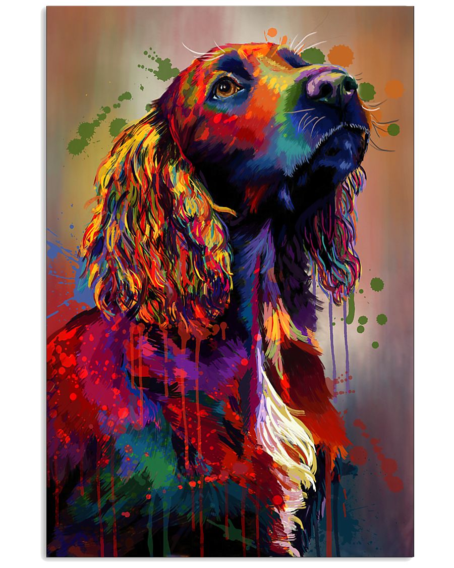 Cocker Spaniel Poster Water Color V9 2107 11x17 Poster