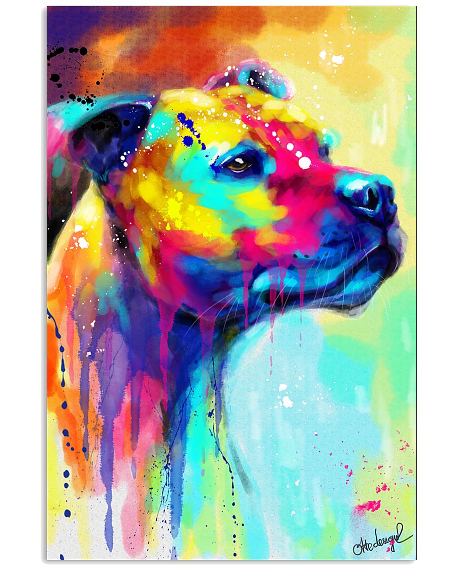 Staffordshire Colorful Art 16x24 Poster