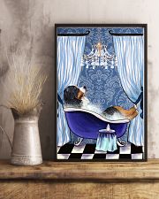 Bernese Mountain Bathroom 11x17 Poster lifestyle-poster-3
