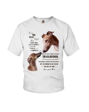 greyhound to my son Youth T-Shirt thumbnail