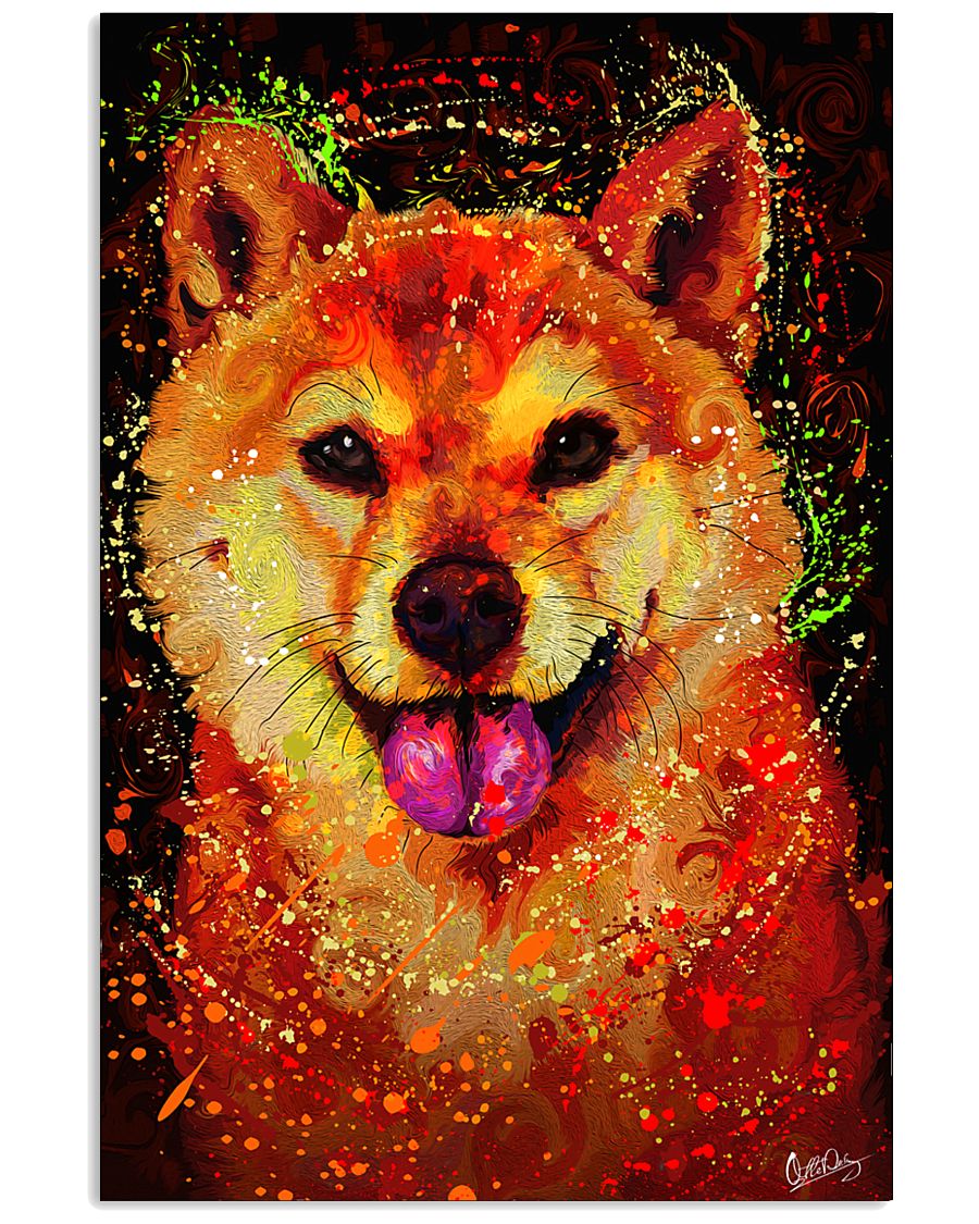 SHIBA INU HAPPY FACE POSTER 16x24 Poster