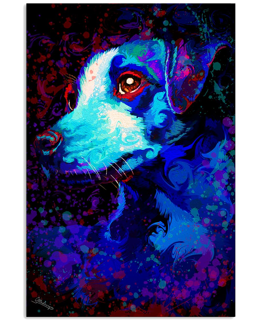 Jack Russell Water Color Art QW12 24x36 Poster