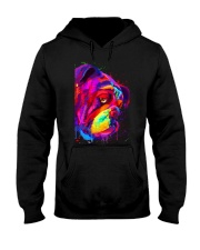 BullDog Poster Face Art V2 Hooded Sweatshirt thumbnail
