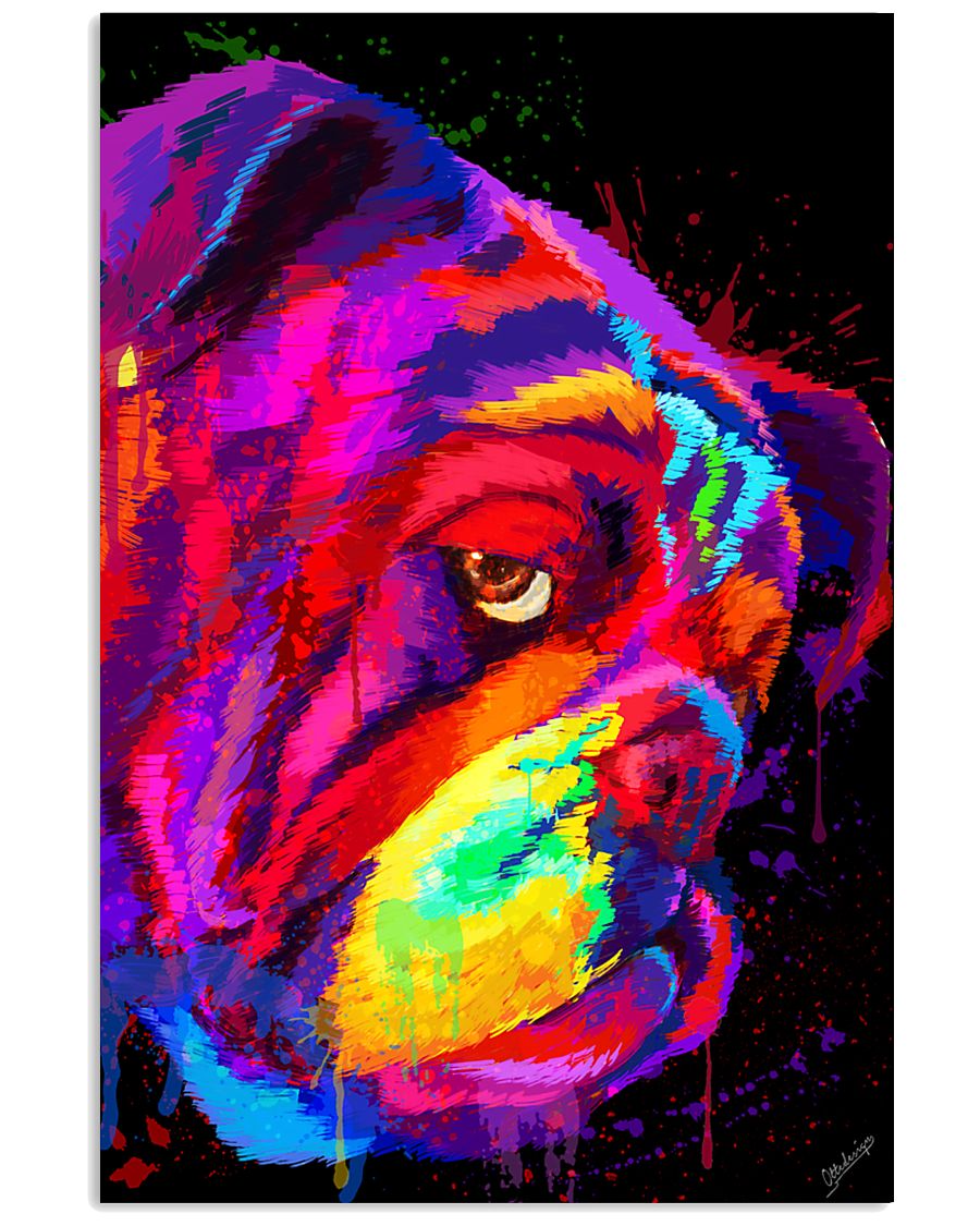 BullDog Poster Face Art V2 24x36 Poster