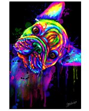 French bulldog Water Color Art Flow S10 11x17 Poster front