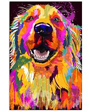 Golden Retriever Water Color Art J2 11x17 Poster front