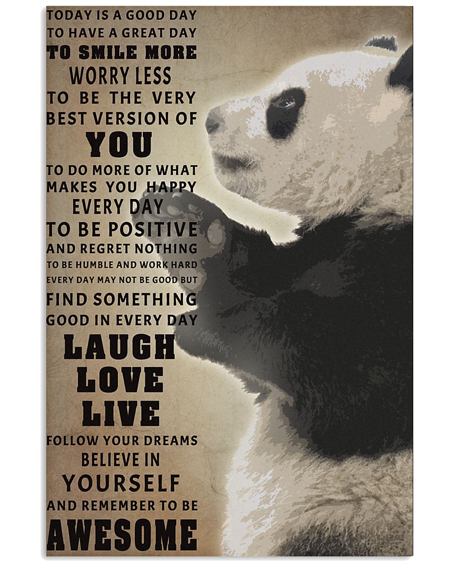 Panda poster 11x17 Poster