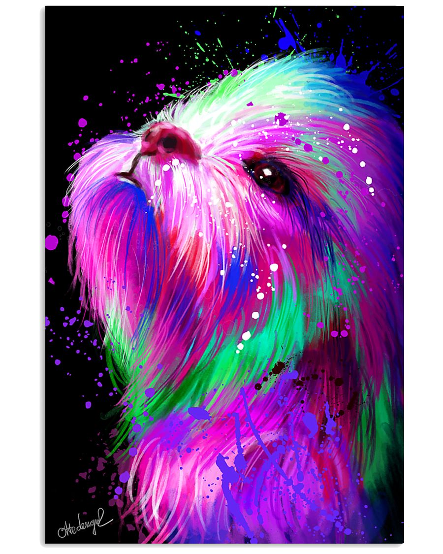 Shih Tzu Water Color 16x24 Poster