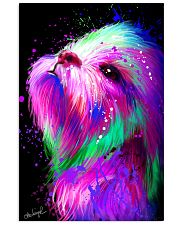 Shih Tzu Water Color 16x24 Poster front