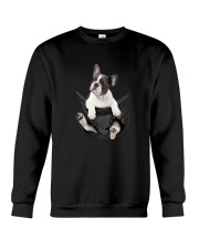 frenchie pocket Crewneck Sweatshirt tile