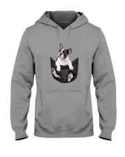 frenchie pocket Hooded Sweatshirt front
