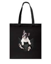 frenchie pocket Tote Bag tile