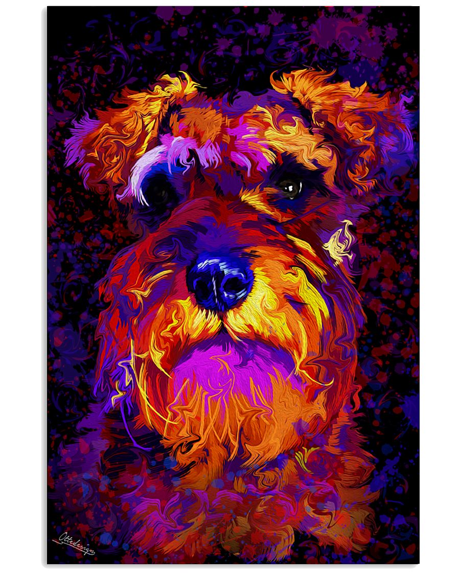 SCHNAUZER POSTER COLORFUL 24x36 Poster