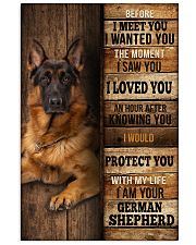 German Sherpherd I loved You 24x36 Poster front