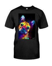 French bulldog Water Color Art F10 Classic T-Shirt thumbnail