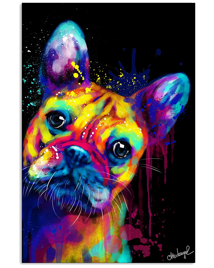 French bulldog Water Color Art F10 11x17 Poster