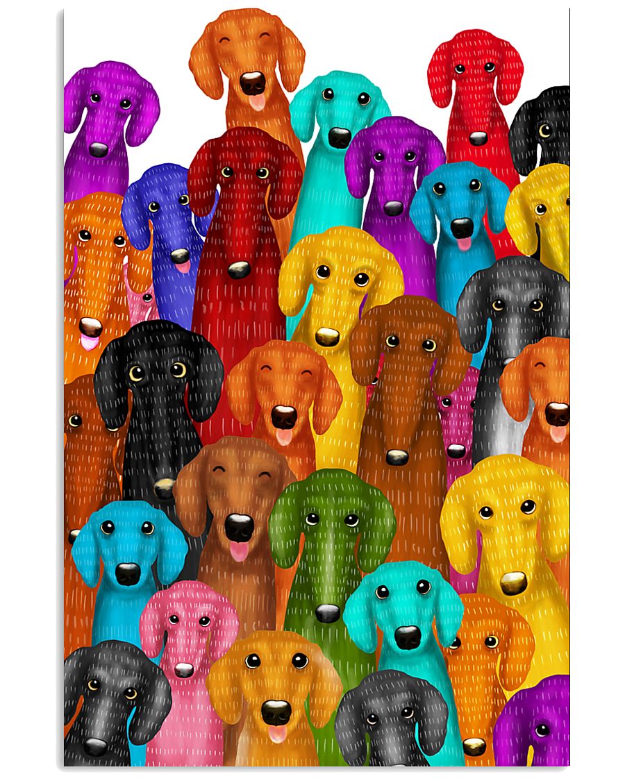 Dachshund Mullti 11x17 Poster