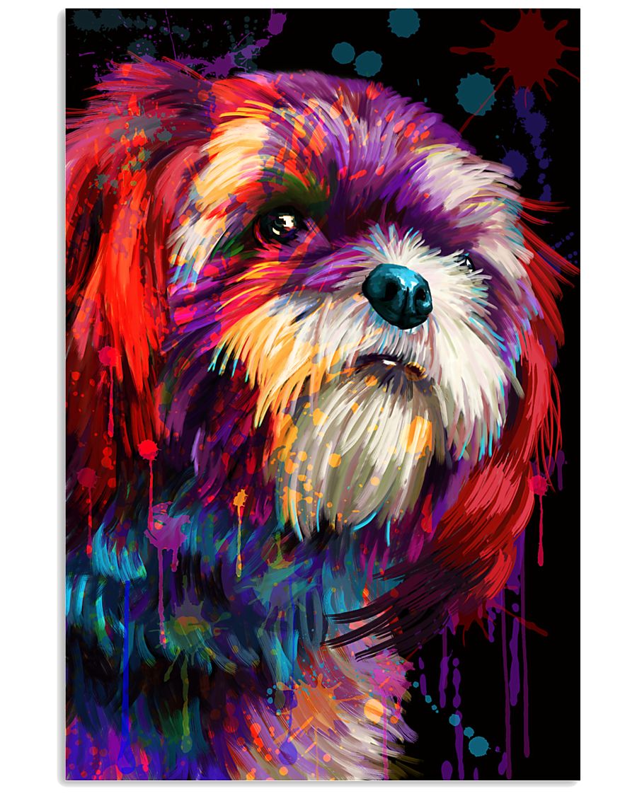 Shih tzu color 11x17 Poster