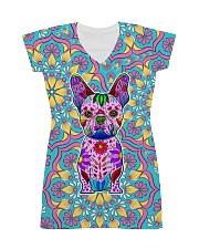 Frenchie Color All-over Dress front