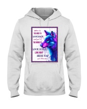 Wolf look back Hooded Sweatshirt thumbnail