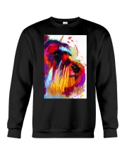 SCHNAUZER ONE SIDE FACE POSTER Crewneck Sweatshirt thumbnail
