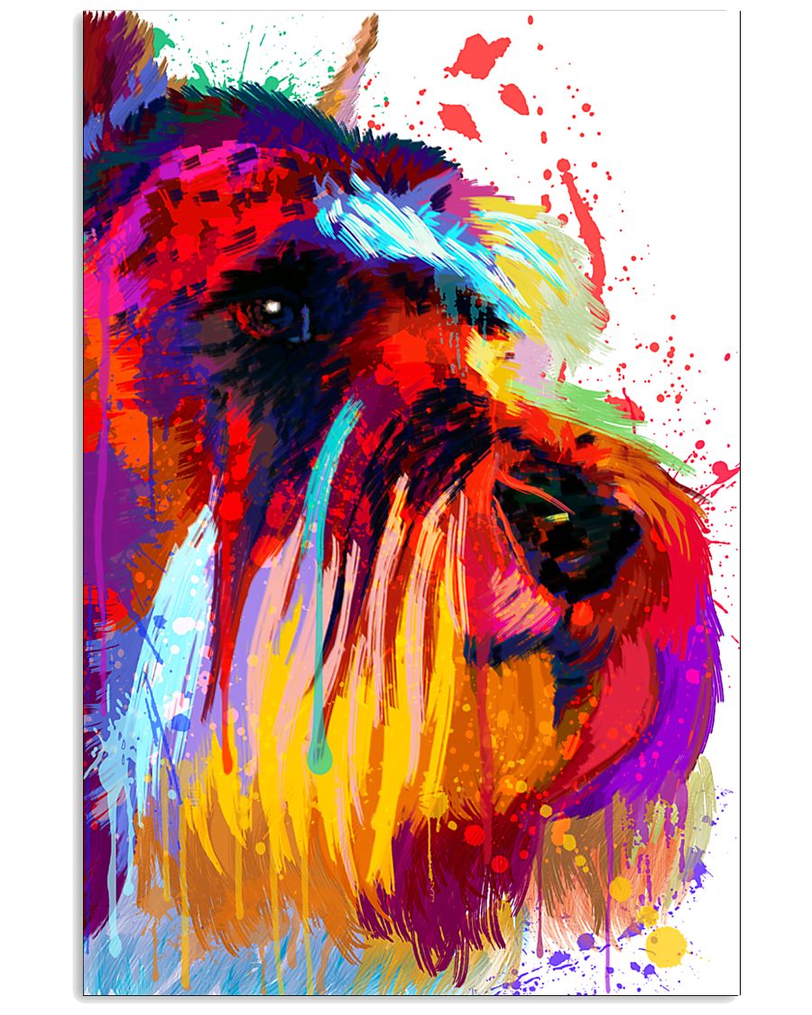 SCHNAUZER ONE SIDE FACE POSTER 11x17 Poster