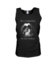 Shih tzu darkness Unisex Tank tile